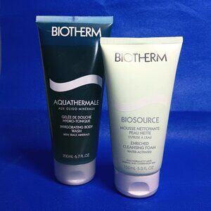 Biotherm Bundle Body Wash + Face Cleansing Foam Both Sealed Full Size